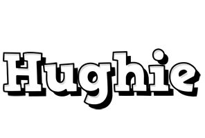 Hughie snowing logo