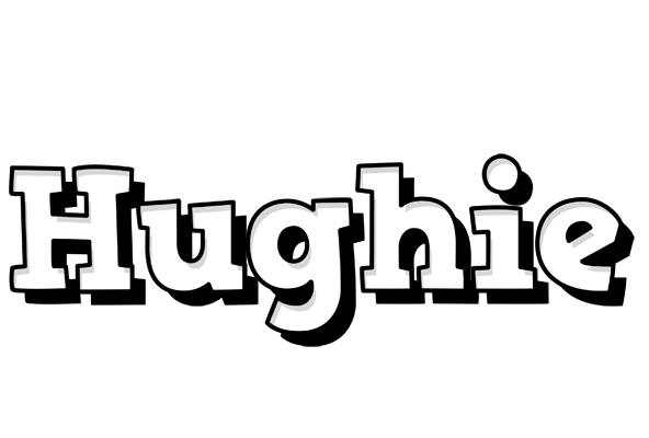 Hughie snowing logo