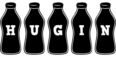 Hugin bottle logo