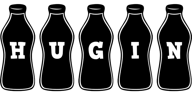 Hugin bottle logo