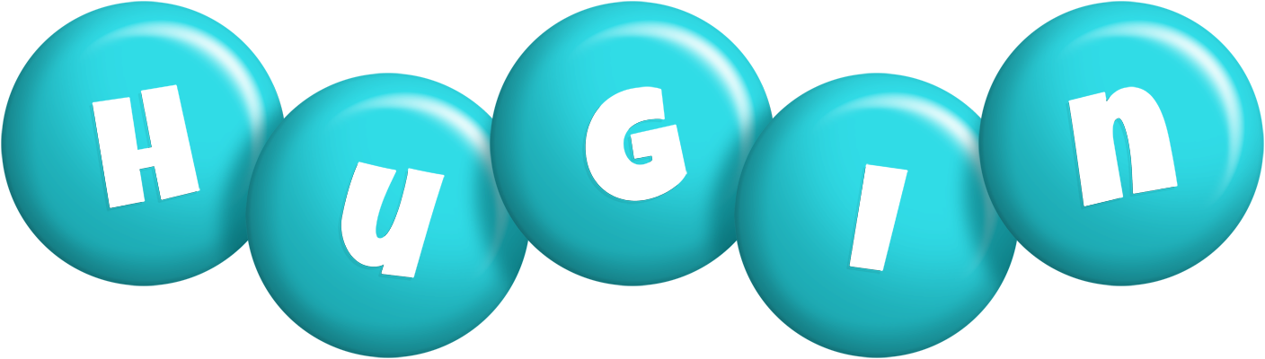 Hugin candy-azur logo