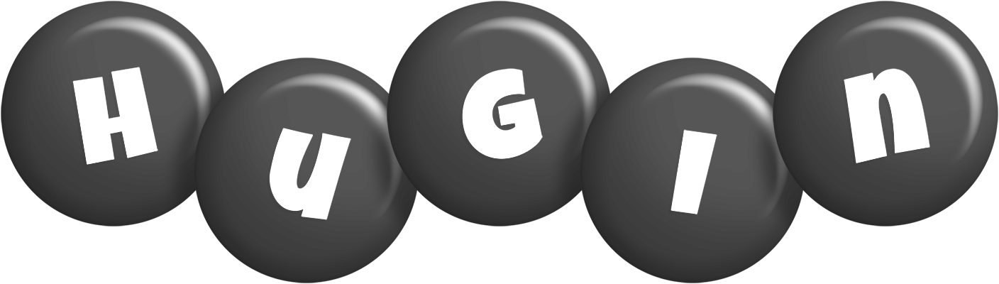 Hugin candy-black logo
