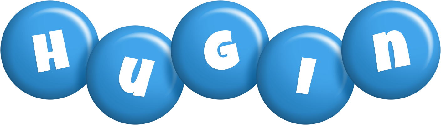 Hugin candy-blue logo