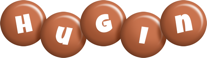 Hugin candy-brown logo