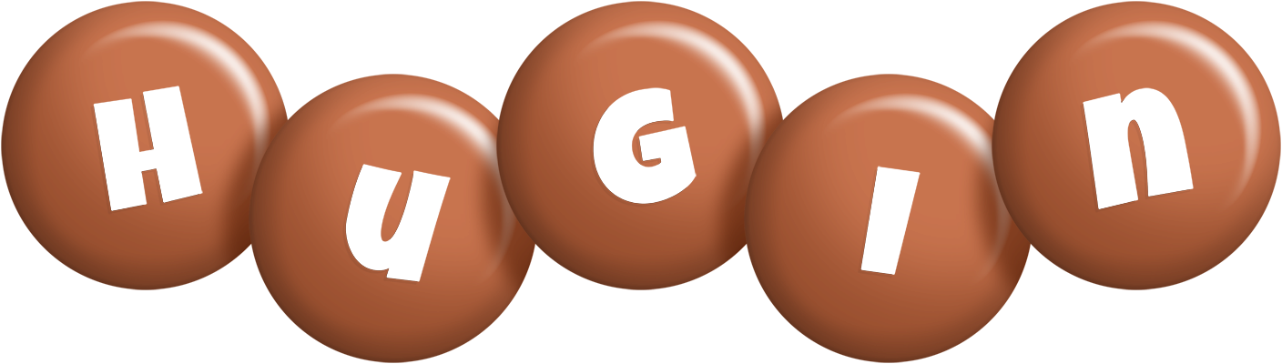 Hugin candy-brown logo