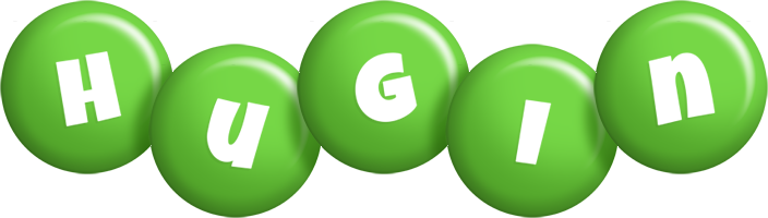 Hugin candy-green logo