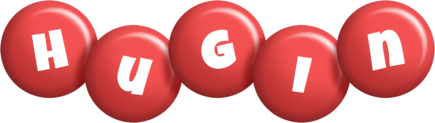 Hugin candy-red logo