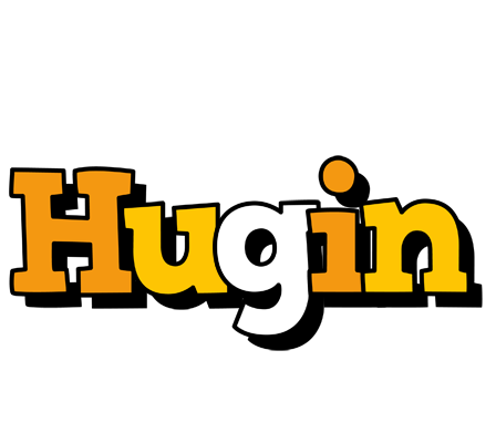 Hugin cartoon logo