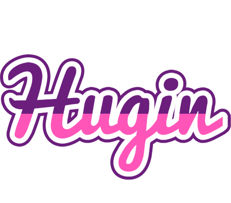 Hugin cheerful logo