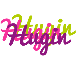 Hugin flowers logo