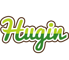 Hugin golfing logo