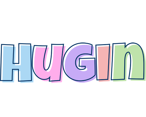 Hugin pastel logo