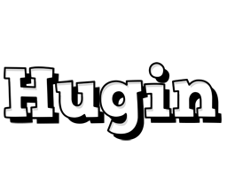 Hugin snowing logo