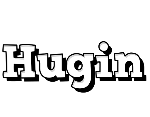 Hugin snowing logo