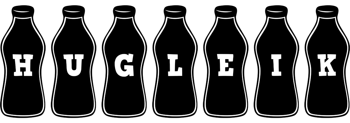 Hugleik bottle logo