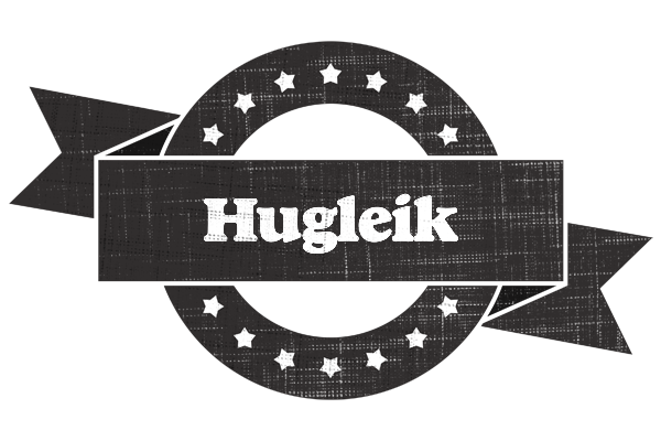 Hugleik grunge logo