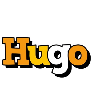 Hugo cartoon logo