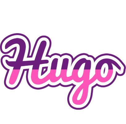 Hugo cheerful logo