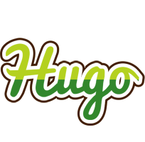 Hugo golfing logo
