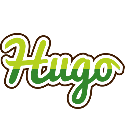Hugo golfing logo
