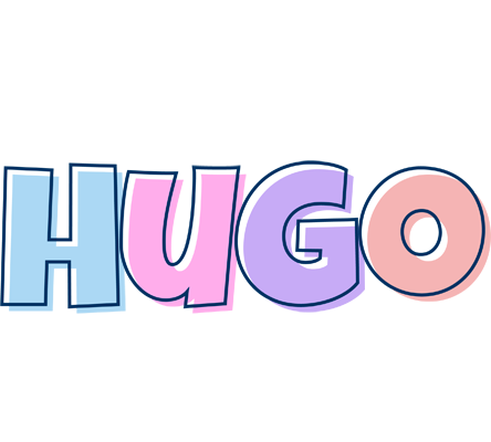 Hugo pastel logo