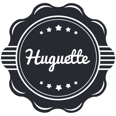 Huguette badge logo