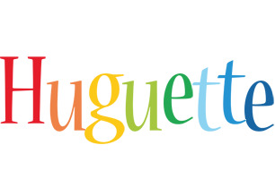 Huguette birthday logo