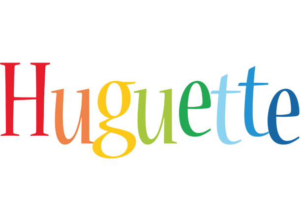 Huguette birthday logo