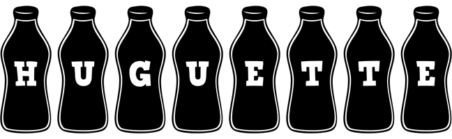 Huguette bottle logo