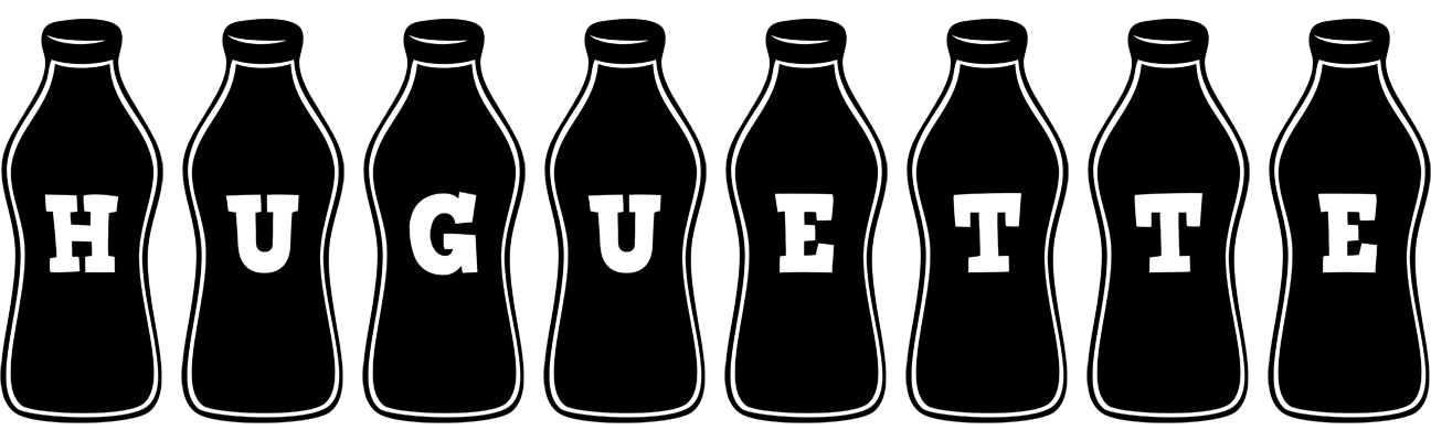 Huguette bottle logo