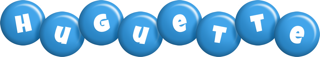 Huguette candy-blue logo