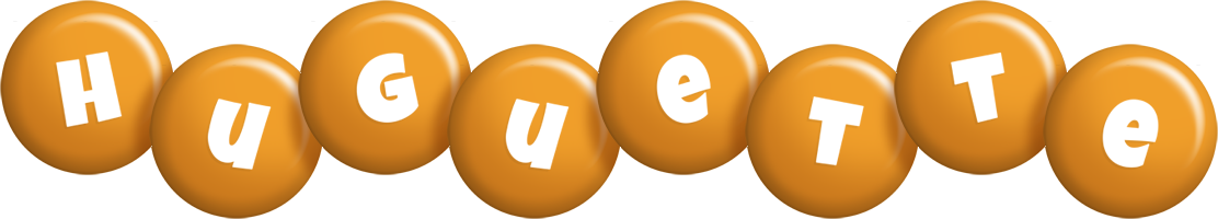 Huguette candy-orange logo