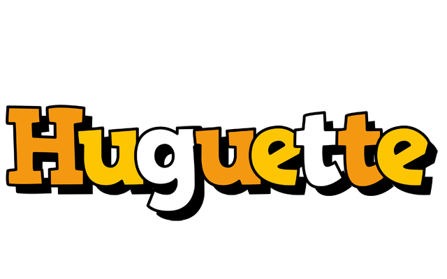 Huguette cartoon logo