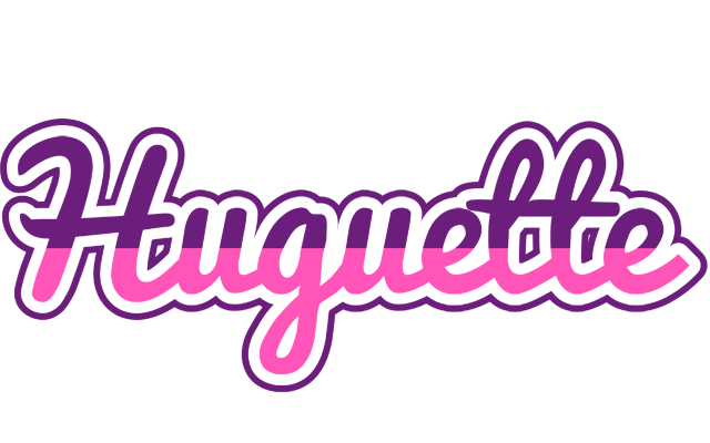 Huguette cheerful logo