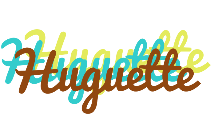 Huguette cupcake logo