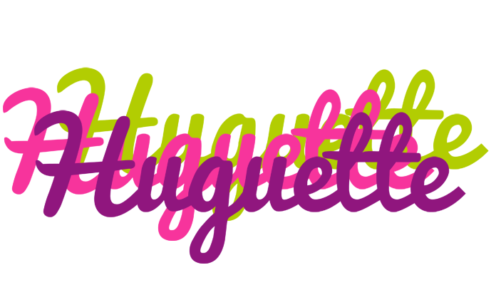 Huguette flowers logo