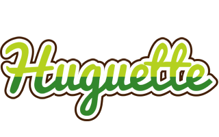 Huguette golfing logo