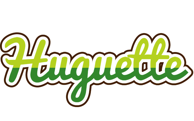 Huguette golfing logo