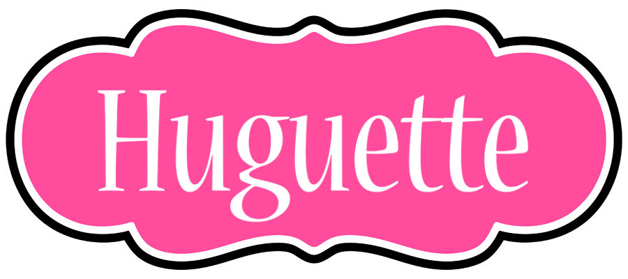 Huguette invitation logo