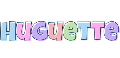 Huguette pastel logo