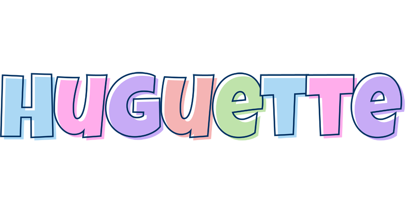 Huguette pastel logo
