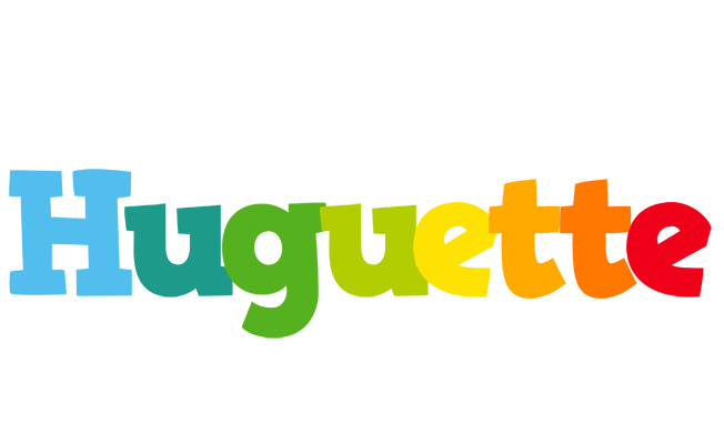 Huguette rainbows logo