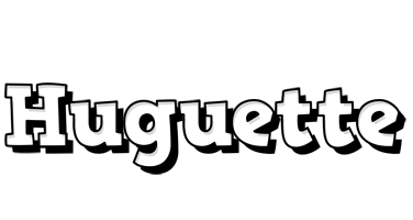 Huguette snowing logo