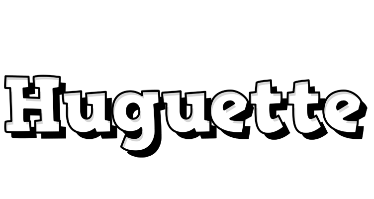 Huguette snowing logo
