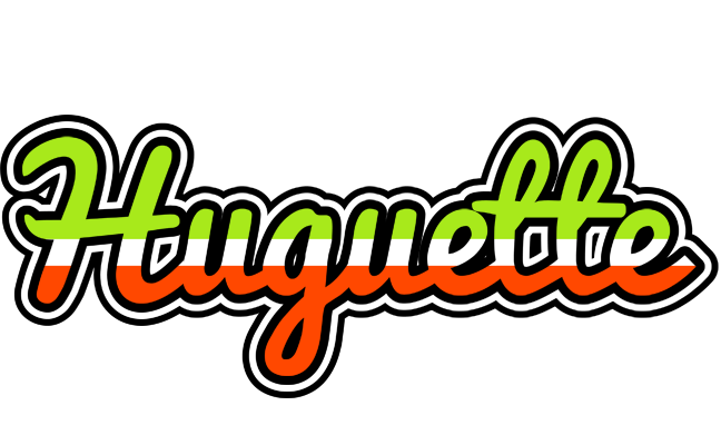 Huguette superfun logo