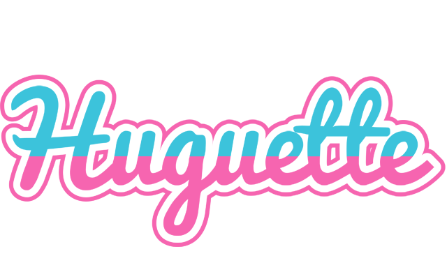Huguette woman logo