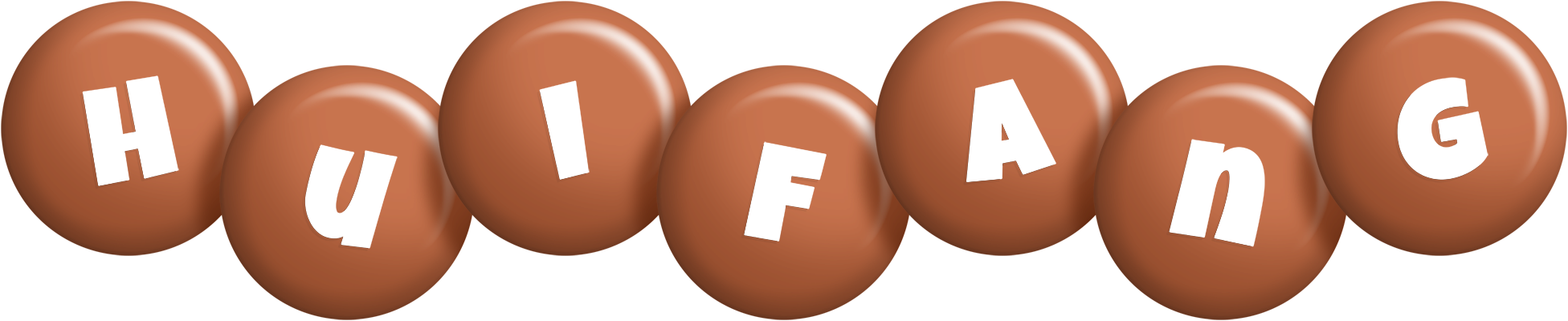 Huifang candy-brown logo