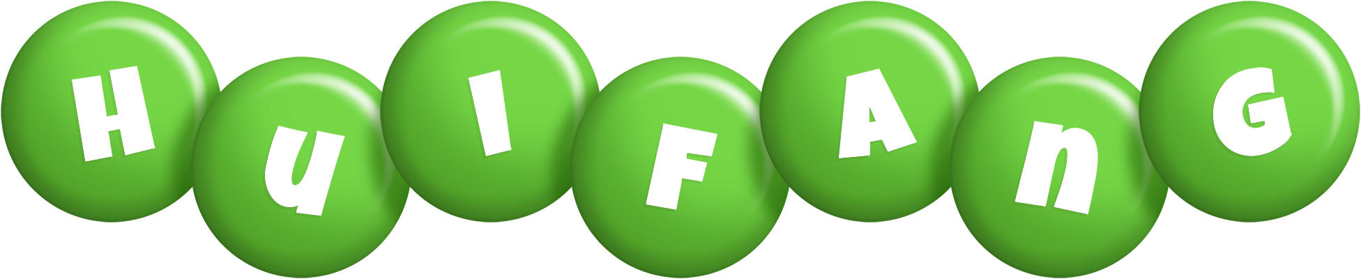 Huifang candy-green logo