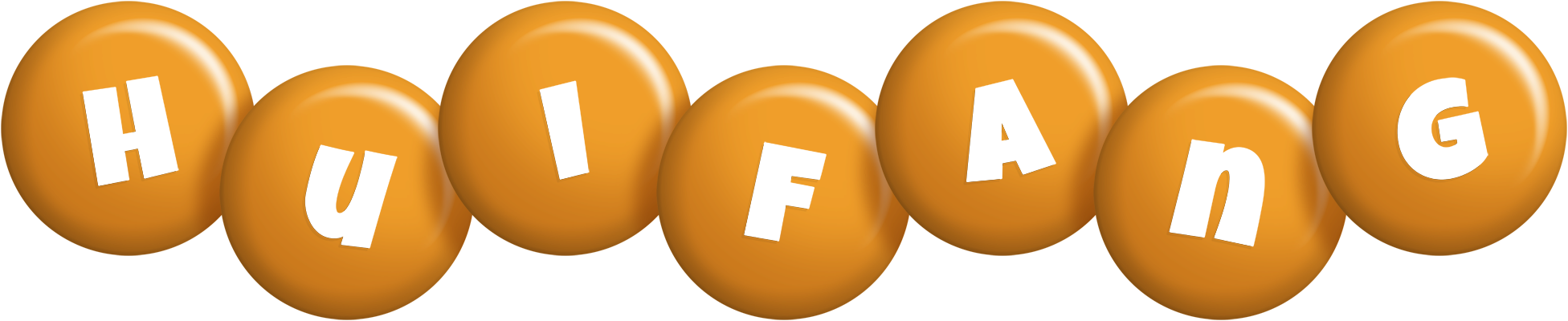 Huifang candy-orange logo