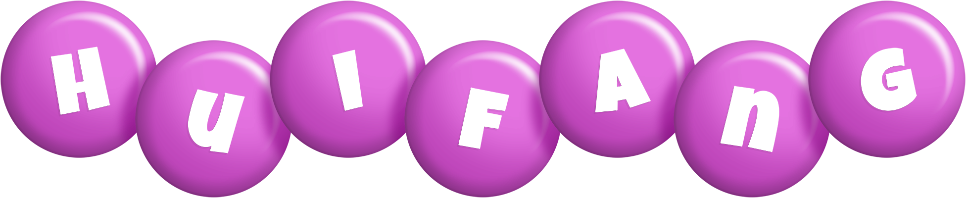 Huifang candy-purple logo